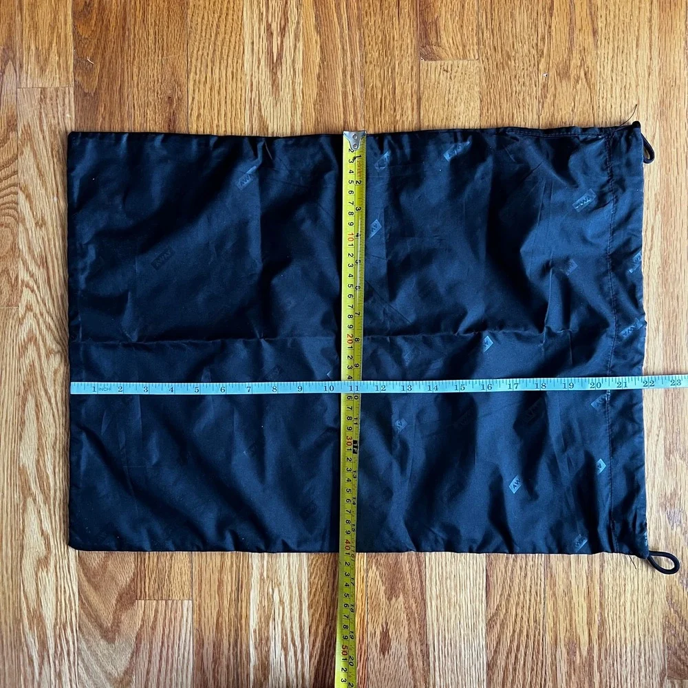 Away Drawstring Dust Bag Black Logo Print Travel‎ Storage Nylon 22x16 Drawstring